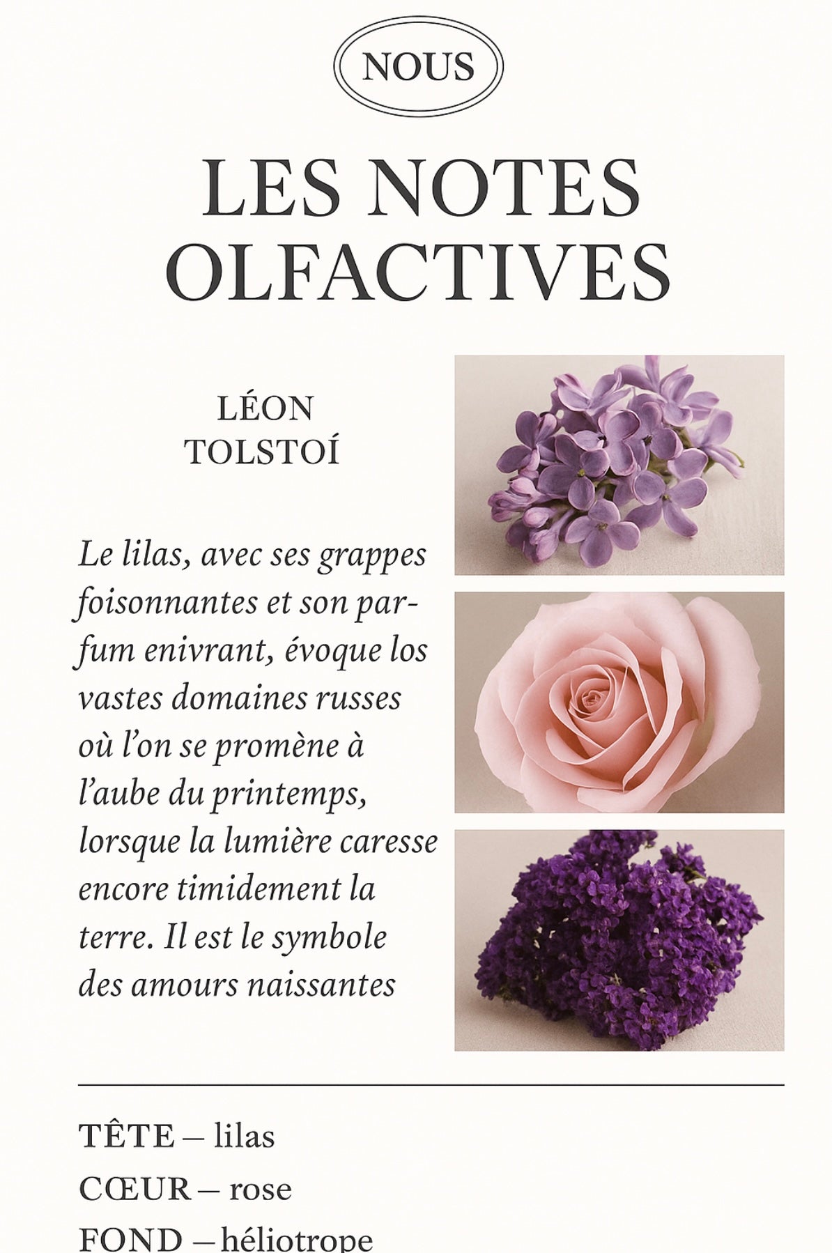 Léon Tolstoï-Lilas 290g